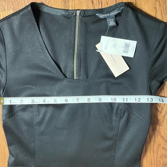 NWT• Banana Republic Black Stretchy Dress Size OOP - Picture 6 of 9